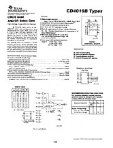 DataSheet CD4019B pdf